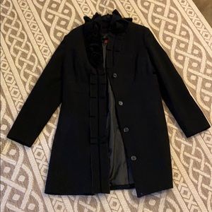 Elle Black Rose Peacoat